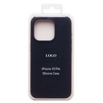 Чехол для Apple iPhone 15 Pro силиконовый Soft Touch <черный> (премиум)