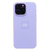 Чехол для Apple iPhone 15 Pro Max силиконовый Soft Touch <пурпурный> (премиум) ― Оптовый PromiseMobile