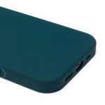 Чехол для Apple iPhone 16 силиконовый Soft Touch <темно-зеленый> (премиум)