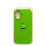 Чехол для Apple iPhone 16 силиконовый Soft Touch <зеленый> (премиум)