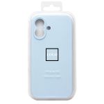 Чехол для Apple iPhone 16 силиконовый Soft Touch <голубой> (премиум)