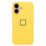 Чехол для Apple iPhone 16 силиконовый Soft Touch <желтый> (премиум)