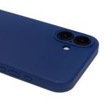 Чехол для Apple iPhone 16 Plus силиконовый Soft Touch <темно-синий> (премиум)