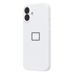 Чехол для Apple iPhone 16 Plus силиконовый Soft Touch <белый> (премиум)