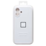 Чехол для Apple iPhone 16 Plus силиконовый Soft Touch <белый> (премиум)