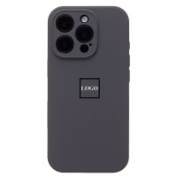 Чехол для Apple iPhone 16 Pro силиконовый Soft Touch <темно-серый> (премиум) ― Оптовый PromiseMobile