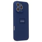 Чехол для Apple iPhone 16 Pro Max силиконовый Soft Touch <темно-синий> (премиум)