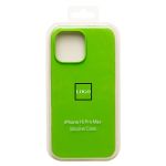 Чехол для Apple iPhone 16 Pro Max силиконовый Soft Touch <зеленый> (премиум)