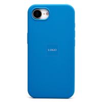 Чехол для Apple iPhone 16e силиконовый Soft Touch <голубой> (премиум) ― Оптовый PromiseMobile