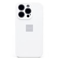 Чехол для Apple iPhone 15 Pro силиконовый Soft Touch с закрытой камерой <белый> (премиум) ― Оптовый PromiseMobile
