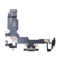 Шлейф для Apple iPhone 15 на системный разъем и микрофон <черный> (оригинал) ― Оптовый PromiseMobile