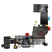 Шлейф для Apple iPhone 5s на системный разъем, разъем гарнитуры и микрофон <черный> ― Оптовый PromiseMobile