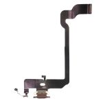 Шлейф для Apple iPhone Xs на системный разъем и микрофон <золотой>