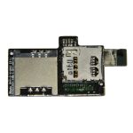 Шлейф для HTC Sensation (Z710e), Sensation XE (Z715e) в сборе с разъемом для sim карты и карты памяти