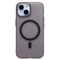 Чехол для Apple iPhone 15 пластиковый MagSafe №5 <черный> ― Оптовый PromiseMobile