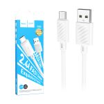 Кабель USB MicroUSB Hoco X88 <белый>