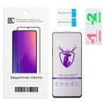 Защитное стекло для Oppo A74 (CPH2219), A78 (CPH2565), Reno 5 Lite (CPH2205) (2,5D/закаленное, полная наклейка) <черный> в блистере