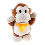 Игрушка обезьянка говорящая повторяющая звуки двигающаяся <коричневый>