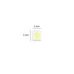 Светодиод для LED подсветки SMD 3030 (6V/2W/комплект 50 шт.) <холодный белый>