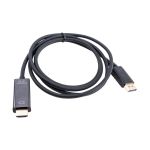 Кабель DisplayPort - HDMI (DP 1.2/HDMI 2.0/1.8 м/однонаправленный) <черный>