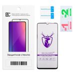 Защитное стекло для Samsung SM-A055F (Galaxy A05), A057F (A05s), A065F (A06), A075F (A07) (2.5D/закаленное, полная наклейка) <черный> в блистере