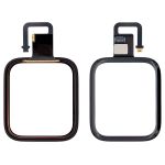 Стекло для Apple Watch 6 (44 mm) в сборе с тачскрином и OCA пленкой <черный>