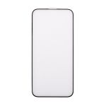 Защитное стекло для Apple iPhone 15 Plus (2,5D/закаленное, матовое, полная наклейка) <черный>