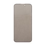 Защитное стекло для Apple iPhone 16 (закаленное, полное покрытие, антишпион) <черный>