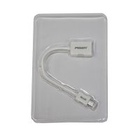 Кабель OTG (USB Host - microUSB) Pisen (15 см) <белый> ― Оптовый PromiseMobile