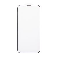 Защитное стекло для Apple iPhone 13, iPhone 13 Pro, iPhone 14 (2,5D/с сеткой динамика) <черный> ― Оптовый PromiseMobile