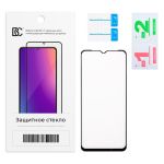Защитное стекло для Infinix Hot 30i (X669D), Itel S23 (S665L) (2.5D/закаленное, полная наклейка) <черный> в блистере