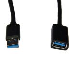 USB удлинитель - USB (папа) - USB (мама) 5 метров <черный>