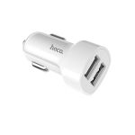 Автомобильное зарядное устройство USB Hoco Z2A (2 порта/2.4A) <белый>