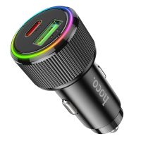 Автомобильное зарядное устройство USB Hoco NZ14A (PD20W/QC3.0) <черный> ― Оптовый PromiseMobile