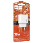 Сетевое зарядное устройство USB Hoco CS55A (30W/PD/QC3.0) <белый>