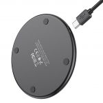 Беспроводное зарядное устройство Hoco CW6 Pro (15W/PD/QC) <черный>