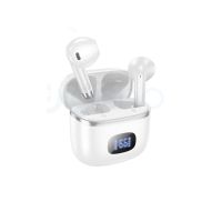 Беспроводные Bluetooth наушники Hoco EQ14 с экраном <белый> ― Оптовый PromiseMobile