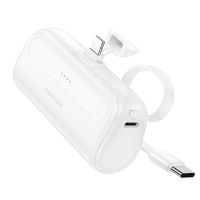 Внешний аккумулятор USB Borofone BJ41 (5000 mAh/Type-C/Lightning) <белый> ― Оптовый PromiseMobile