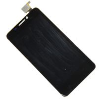 Дисплей для Alcatel OT 6030, 6030D (Idol) в сборе с тачскрином <черный> (премиум) ― Оптовый PromiseMobile
