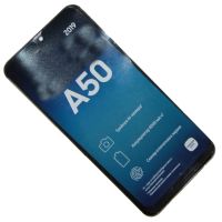 Дисплей для Samsung SM-A505F (Galaxy A50) модуль в сборе с тачскрином <черный> (оригинал SP) ― Оптовый PromiseMobile