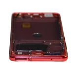 Дисплей для Samsung SM-G780F (Galaxy S20 FE), G781F (S20 FE 5G) модуль в сборе с тачскрином <красный> (оригинал SP)