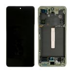 Дисплей для Samsung SM-G990B (Galaxy S21 FE) модуль в сборе с тачскрином <зеленый> (оригинал SP)