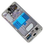 Дисплей для Samsung SM-S901B (Galaxy S22) модуль в сборе с тачскрином <белый фантом> (оригинал SP)