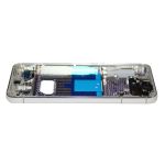 Дисплей для Samsung SM-S901B (Galaxy S22) модуль в сборе с тачскрином <белый фантом> (оригинал SP)