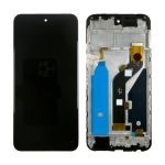 Дисплей для Tecno Pova 4 (LG7n) модуль в сборе с тачскрином <черный> (оригинал)