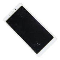 Дисплей для Xiaomi Redmi 6, Redmi 6A модуль в сборе с тачскрином <белый> (оригинал) ― Оптовый PromiseMobile