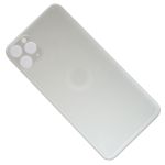 Задняя крышка для Apple iPhone 11 Pro Max (узкий вырез под камеру) <серебристый>