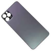 Задняя крышка для Apple iPhone 11 Pro Max (широкий вырез под камеру) <серый космос> (оригинал) ― Оптовый PromiseMobile