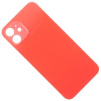 Задняя крышка для Apple iPhone 12 (широкий вырез под камеру) <красный> (оригинал) ― Оптовый PromiseMobile