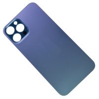 Задняя крышка для Apple iPhone 12 Pro Max (широкий вырез под камеру) <синий> (оригинал) ― Оптовый PromiseMobile